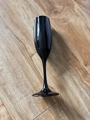 $7 • Buy Vintage Black Flute Champagne Glass