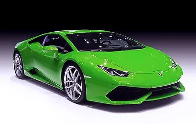 Lamborghini Car Canvas Picture #109 Cool Green Supercar Canvas Car Pictures • £20.55