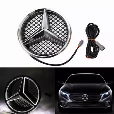 Illuminated Led Front Badge Star Emblem Logo Light Fit For Mercedes Benz C300 • $27.96