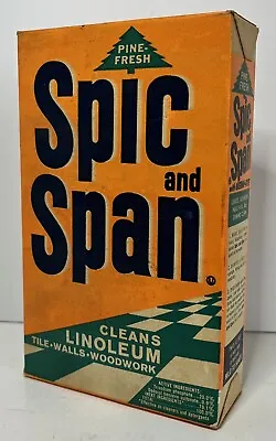 Vintage 1960s Spic And Span Sealed Box 1 Pound TV Movie Prop NOS • $19.95