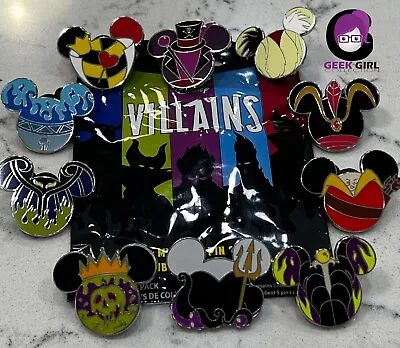 2022 Disney Villains Mystery Collection Pouch Mickey Icon Pin Chernabog Hades • $10