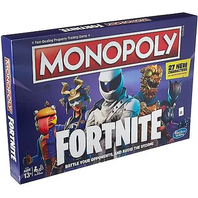 Hasbro Monopoly Fortnite Edition 27 Characters  Board Game  New Sealed • $24