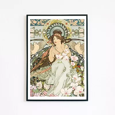 Art Nouveau 1920's Vintage Style Women Illustration 7x5 Decor Retro Wall Print  • $4.91