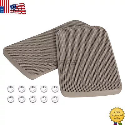 2PCS Tan Rear Speaker Grille Covers For Toyota Camry 2002 2003 2004 2005 2006 • $19.91