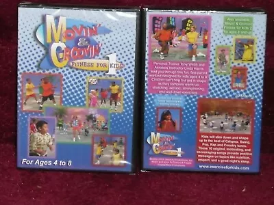 Moovin' & Groovin' Fitness For Kids DVD-1 Ages 4-8 • $14.95