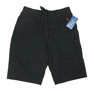 Polo Ralph Lauren Men's Black Waffle Knit Thermal Sleep Shorts • $28