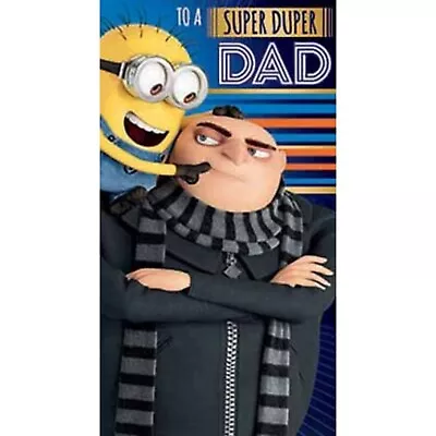 Super Dad Birthday Card Despicable Me Minions Birthday Card Includes Envelope • £2.80