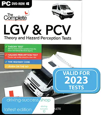 FOCUS MULTIMEDIA LGV / PCV Theory & Hazard Perception Test PC DVD-ROM • £13.25