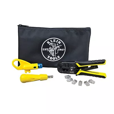 Klein Tools VDV026-212 Twisted Pair Installation Kit With Zipper Pouch • $44.97
