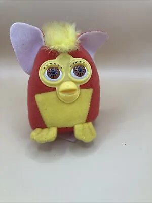 Furby McDonald's Plush Happy Meal 2000 Keychain Clip Toy Red Yellow B2 • $3.59