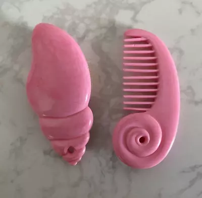 Vintage My Little Pony G1 Pink Shell Comb Brush Replacement Set • $4.99