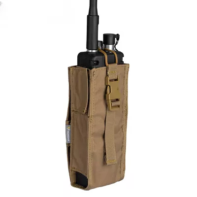Tactical Radio Pouch For Walkie Talkie Holder Outdoor Sports Molle Tool Pouch • $37.01