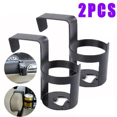 2x Universal Car Truck Door Cup Mount Drink Beverage Van Bottle Holder Stand • $5.08