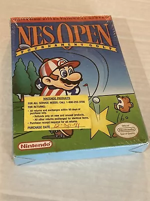 NES Open Tournament Golf H-Seam Nintendo Factory Sealed NEW Mario Cover • $229.99
