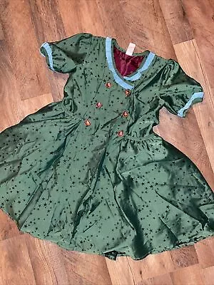 Matilda Jane Paint By Numbers Dress Size 8 Constellation Dress Green Stars • $30