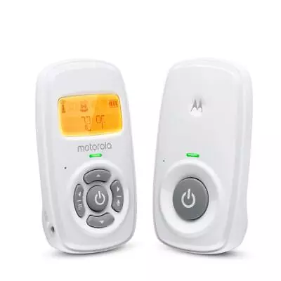 Motorola MBP24 Audio Baby Monitor Two-Way Talk (White) • $13.95