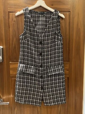 £4 • Buy ASOS Womens Dress Size 10 UK Work Smart Tweed