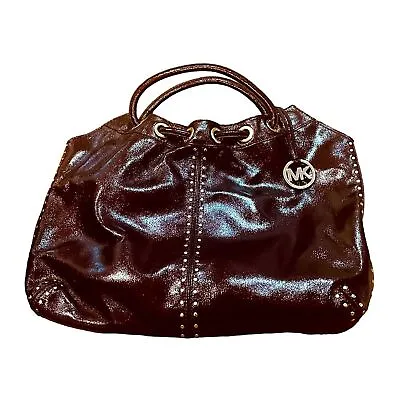 Michael Kors Astor Studded Handbag - Deep Maroon • $65