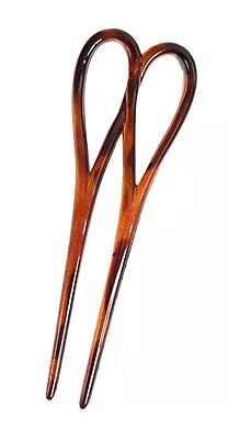 $8 • Buy Caravan French Double Hair Pin With Twist In Tortoises Shell, .65 Ounce