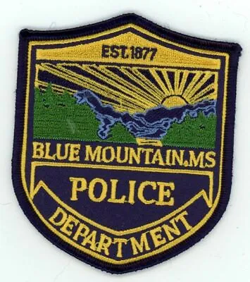 Mississippi Ms Blue Mountain Police Nice Shoulder Patch Sheriff • $6.99