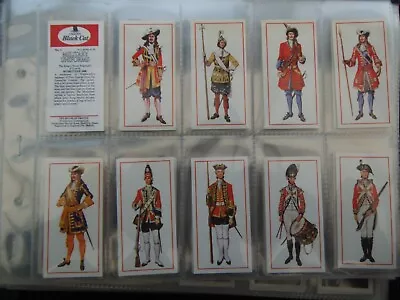 One Complete Set Cigarette Cards Carreras Black Cat Military Uniforms • £0.99