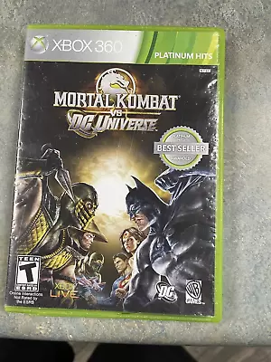 Mortal Kombat Vs. DC Universe - Xbox 360 Platinum Hits CIB TESTED • $10.99