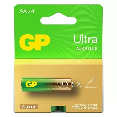 4 GP Ultra Alcaline AAA Batteries G-Tech LR03 1.5V Sans Mercure 4BL Lot Exp 2033 • $5.09