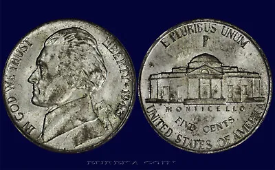 1943 P Silver Jefferson Nickel AU • $4.49