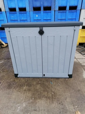 £115 • Buy Grey Garden Storage Shed Keter Store-it-Out Ace Bin 1200L Unused Minor Damage #2