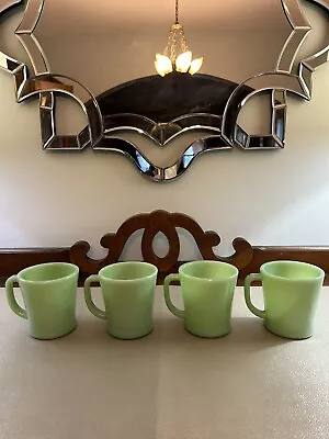 Vintage Fire King Jadite Mug Coffee Set Of 4 • $65