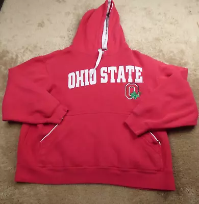 Vintage Ohio State Hoodie Sweatshirt XL Red White Champs Sports Team Edition • $54.35