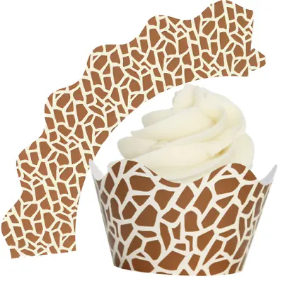 £3.99 • Buy Giraffe Print Cupcake Wrappers 12/Pk Celebrations Party Parties
