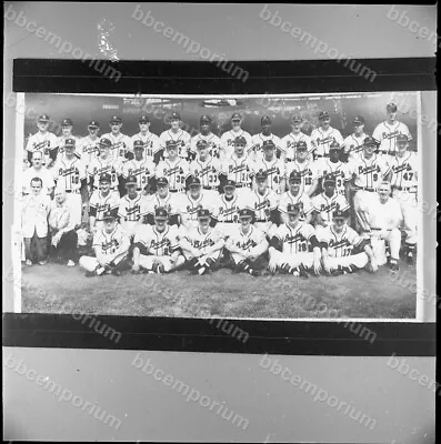 1957 Milwaukee Braves 9-23-1957 Medium Frame Negative - Jim Rowe Archive U85 • $15