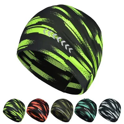 Winter Knint Beanie Hat Reflective Bike Cycling Running Warm Helmet Liner Cap • $9.99