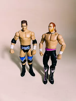 WWE Mattel Action Figure Basic Series Curt Hawkins & Zack Ryder Tag Team WWF ECW • $15.50