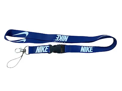 $6.99 • Buy Nike Lanyard Neck Detachable ID Badge Keychain Holder Purple/White Fast Shipping