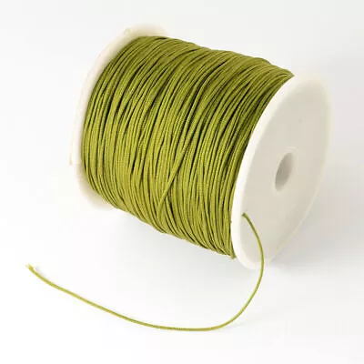$3.32 • Buy 5-10m 0.5mm Nylon Braided Chinese Knotting Shamballa Macrame Cord String Thread