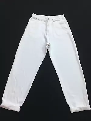 Shein Ladies White Loose Mom Fit High Rise Waist Jeans Size 10 New Womens • £6.99