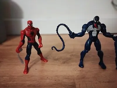 Marvel Hasbro Spiderman And Venom Figures Bundle.  • £4