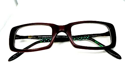 Morgenthal Frederics JAKE 060MAS Red/Black 49-22 Designer Eyeglasses Frame Japan • $99.49