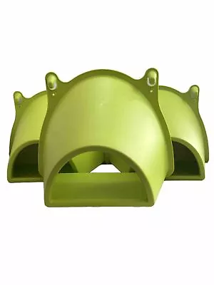 3 X Ikea 'Krokig' Green Floating Wall Storage Units Frog • £12