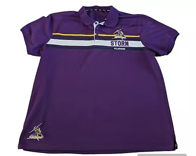 Melbourne Storm NRL Australia Rugby League Shirt Retro XL Purple  • £16.99