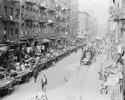 New York City New York Mulberry Street Early 1900's New Reproduction Picture • $24.95