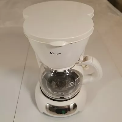 Mr. Coffee 5-Cup White Coffee Maker Mini Brew Switch Model TF6 Tested & Works • $18.88