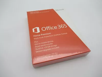 Microsoft Office 365 Home Premium 1 Year Subscription SOUTH AMERICA ONLY READ • $70.08