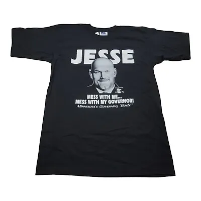 WWF Vintage Jesse Body Ventura Mess With My Governor Minnesota T-Shirt Adult L • $34.95