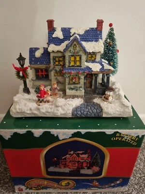 £24.99 • Buy Musical Light Up Fibre Optic Christmas House