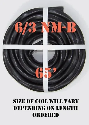 6/3 NM-B X 65' Southwire  Romex®  Electrical Cable • $255.08