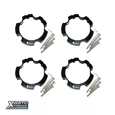 4 X Moto Metal Spacer For Wheel Center Cap # MO909B5139S3 Black MO909B5139S3-SPC • $56