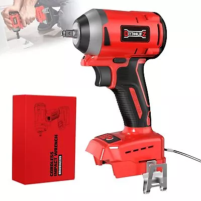 Cordless Impact Wrench For Milwaukee 18V Battery 1/2  Impact Driver Gun High ... • $70.26